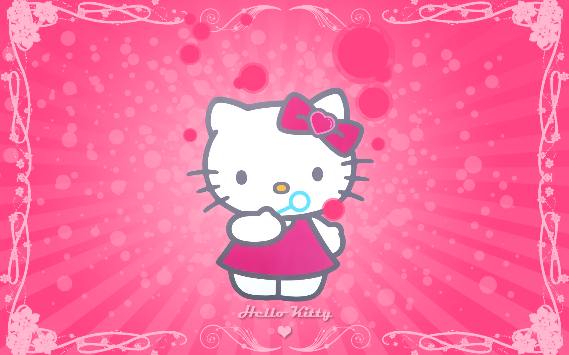 60 Hello Kitty 高清壁纸 桌面背景