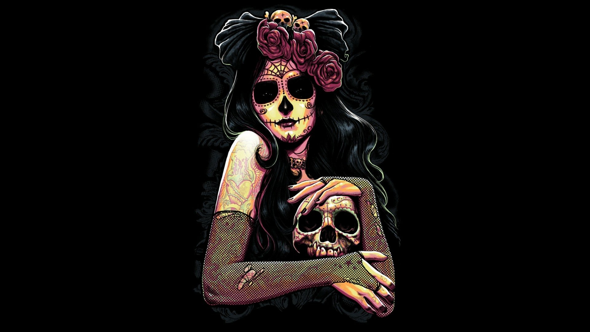 102 Sugar Skull Hd Wallpapers Background Images Wallpaper Abyss