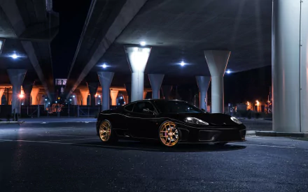 black car Ferrari vehicle Ferrari 360 Modena HD Desktop Wallpaper | Background Image