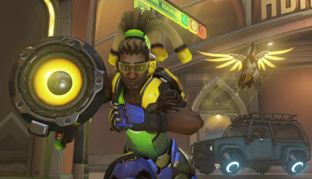 Mercy (Overwatch) Lúcio (Overwatch) video game Overwatch HD Desktop Wallpaper | Background Image