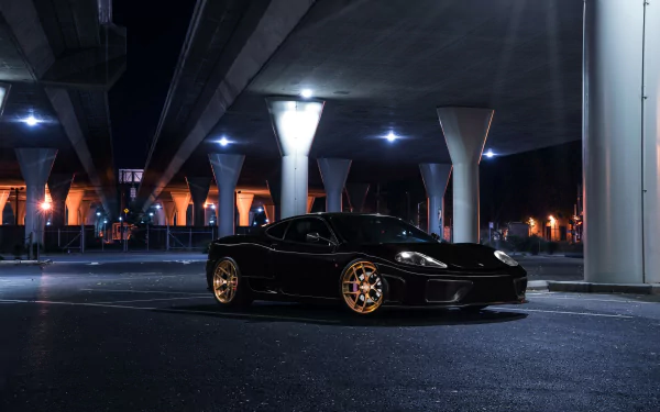 black car Ferrari vehicle Ferrari 360 Modena HD Desktop Wallpaper | Background Image