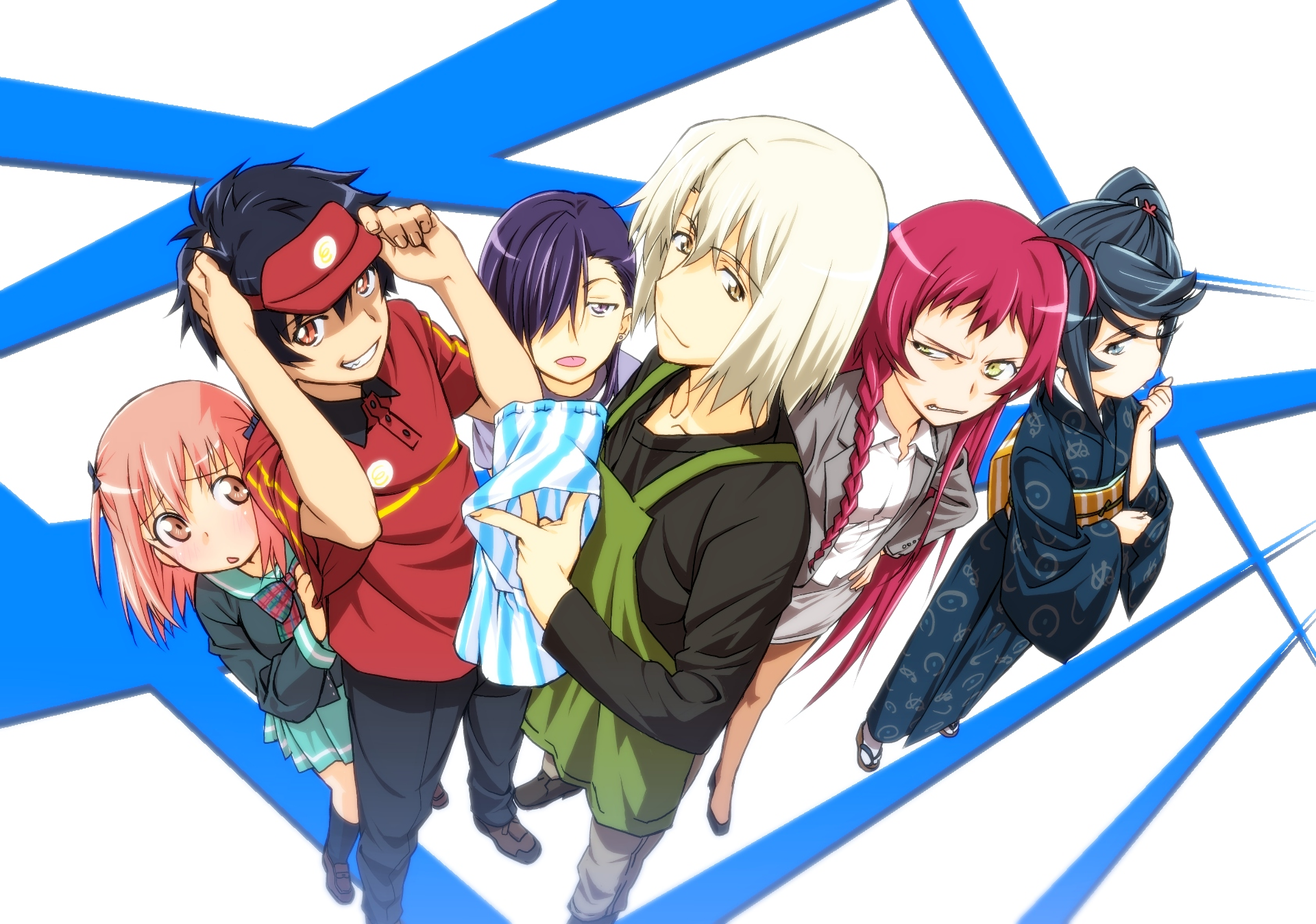 Anime The Devil Is a Part-Timer! HD Wallpaper by ＪＯＹ　フル　ＳＵＮ