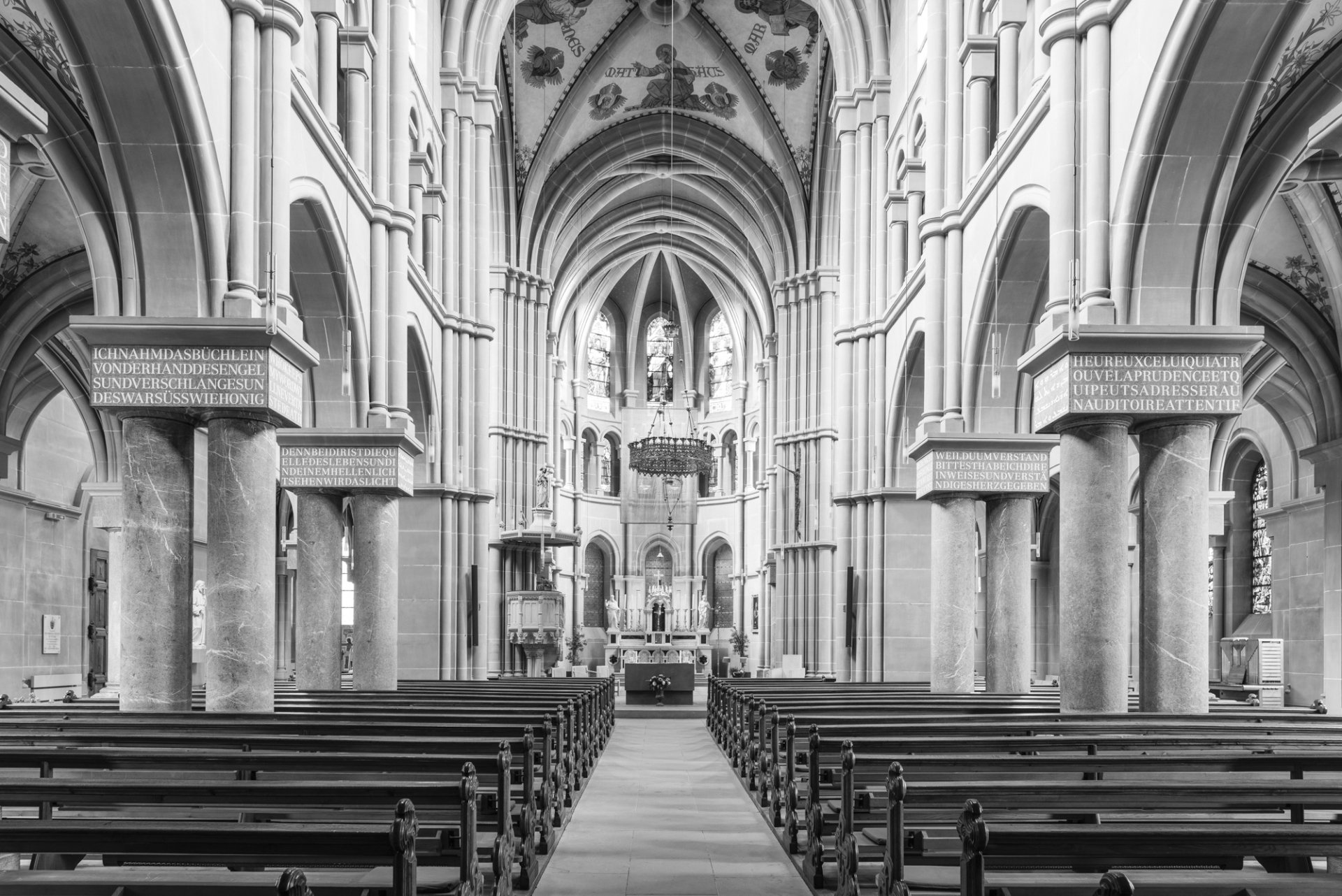 Download Religion Religious Architecture Church Photography Black & White HD Wallpaper by Markus Lehner