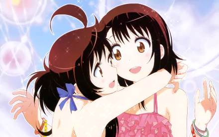 Haru Onodera Kosaki Onodera Anime Nisekoi HD Desktop Wallpaper | Background Image