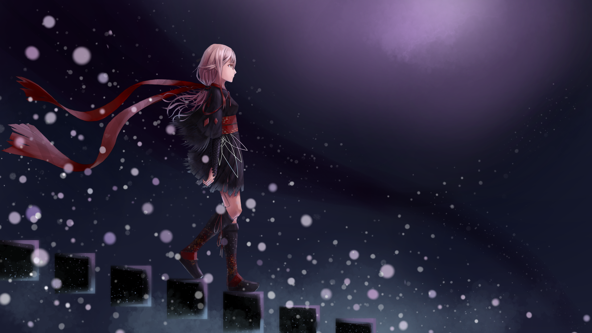 Wallpaper Girl, Anime, Guilty Crown, inori yuzuriha, The crown of