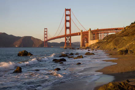 man made Golden Gate Bridge HD Desktop Wallpaper | Background Image