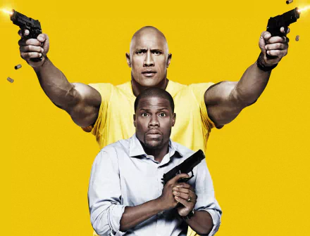Kevin Hart Dwayne Johnson movie Central Intelligence HD Desktop Wallpaper | Background Image