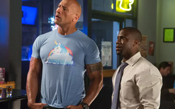 Kevin Hart Dwayne Johnson movie Central Intelligence HD Desktop Wallpaper | Background Image
