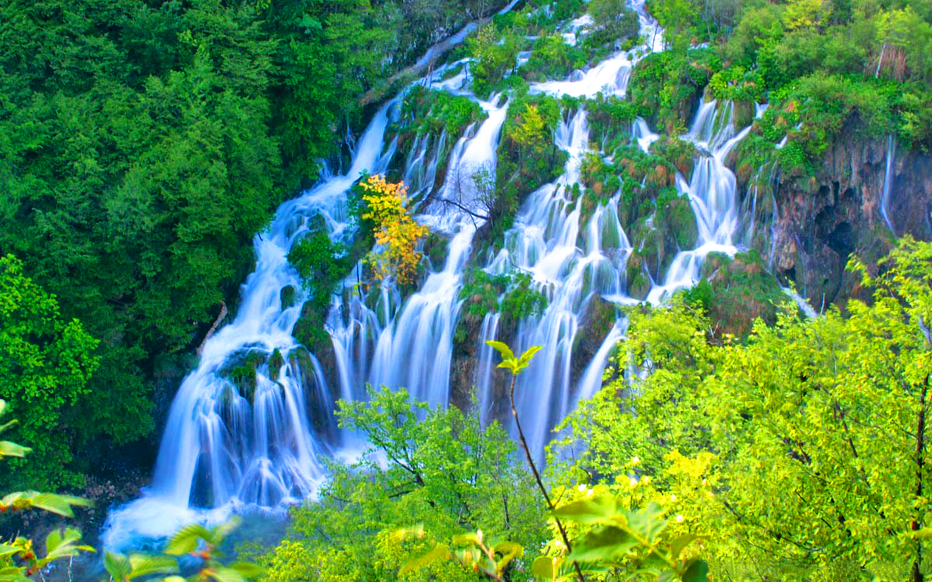 Download Nature Waterfall HD Wallpaper