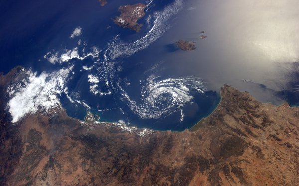 Photography Aerial Ocean Spain Mediterranean Coastline HD Wallpaper | Background Image