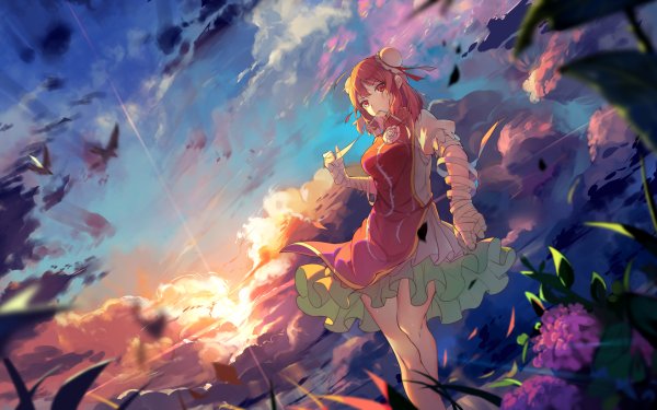 Anime Touhou Kasen Ibaraki HD Wallpaper | Background Image