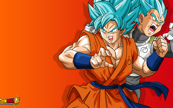 Anime Dragon Ball Super Dragon Ball Goku SSGSS Goku Vegeta SSGSS Vegeta HD Wallpaper | Background Image