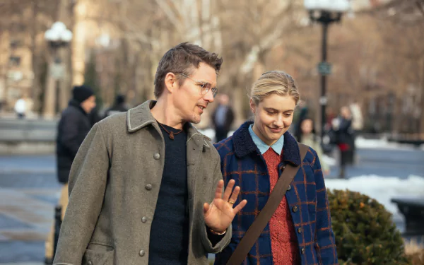 Ethan Hawke Greta Gerwig movie Maggie's Plan HD Desktop Wallpaper | Background Image