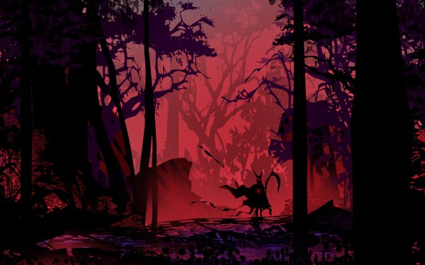Fantasy Warrior Forest Scythe Dark HD Wallpaper | Background Image