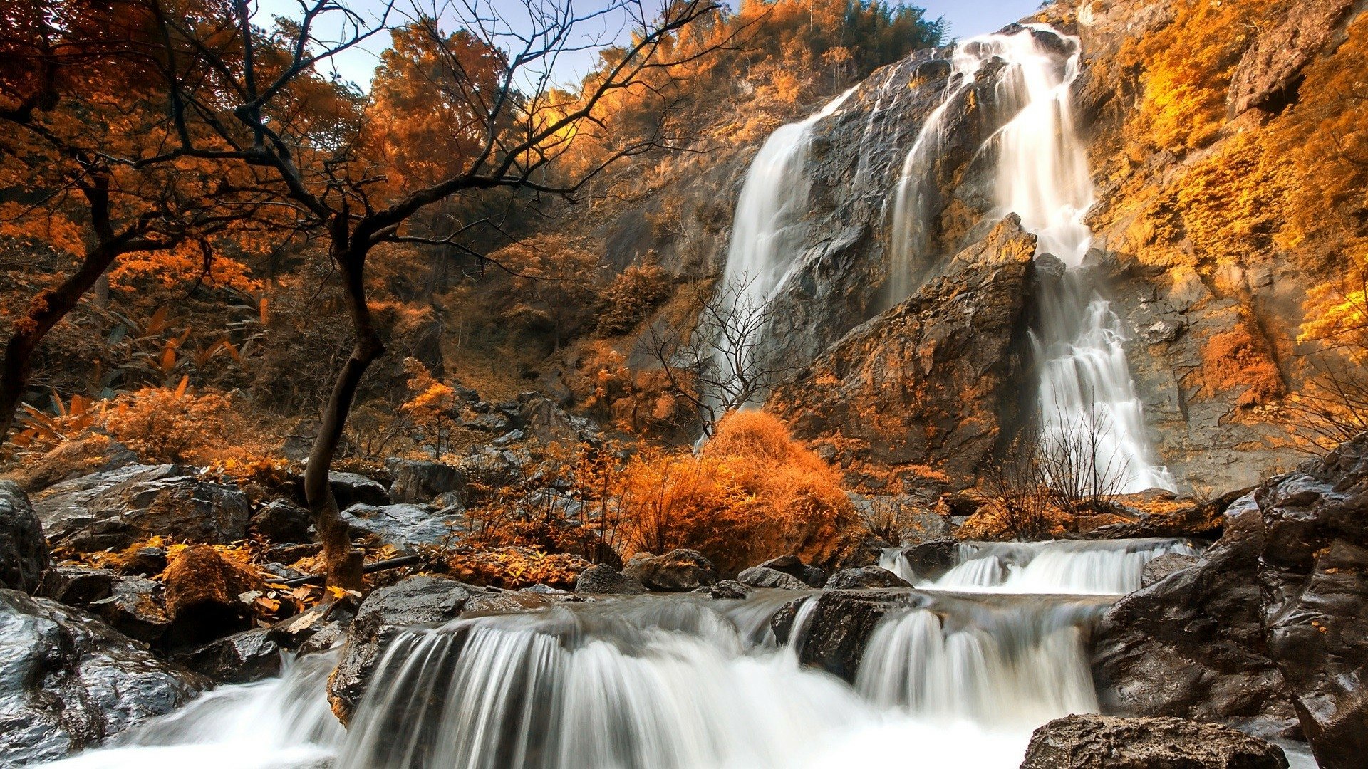 Autumn Waterfall