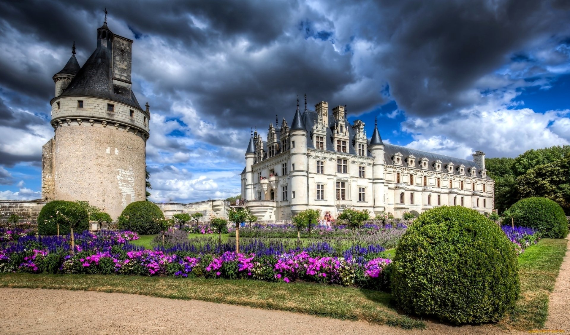 Download France Castle Garden Architecture Man Made Château De