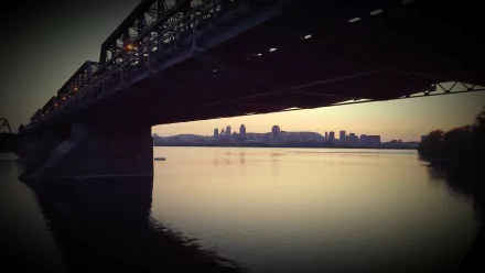Victoria Bridge Canada Montreal man made bridge HD Desktop Wallpaper | Background Image