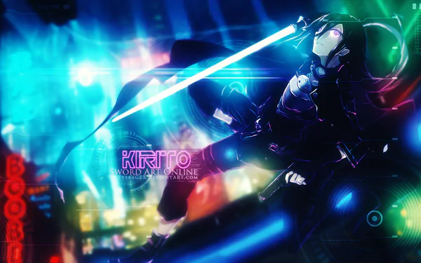 Kazuto Kirigaya Anime Sword Art Online II HD Desktop Wallpaper | Background Image