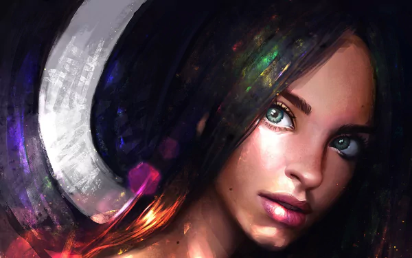  Portrait of a Girl by Ayya Saparniyazova