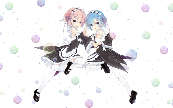Anime Re:ZERO -Starting Life in Another World- Rem Ram HD Wallpaper | Background Image