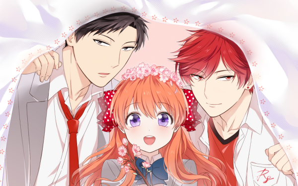 Anime Monthly Girls' Nozaki-kun Chiyo Sakura Umetarou Nozaki Mikoto Mikoshiba Gekkan Shoujo Nozaki-kun HD Wallpaper | Background Image