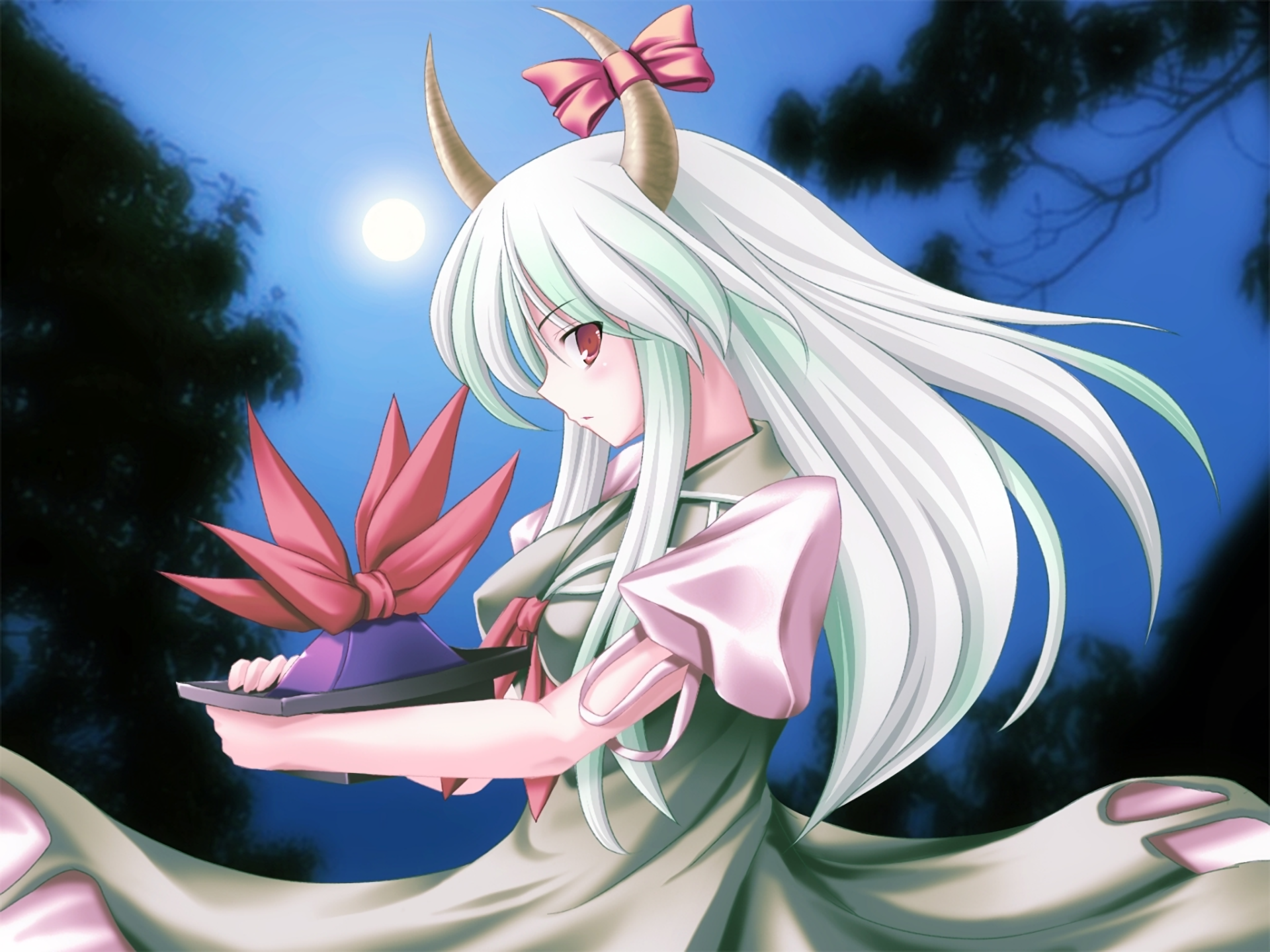 Download Keine Kamishirasawa Anime Touhou HD Wallpaper