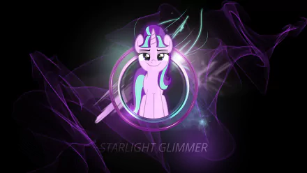  Starlight Glimmer Duo Neon Wallpaper