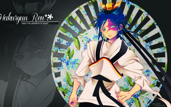 Anime Magi: The Labyrinth Of Magic Hakuryuu Ren HD Wallpaper | Background Image
