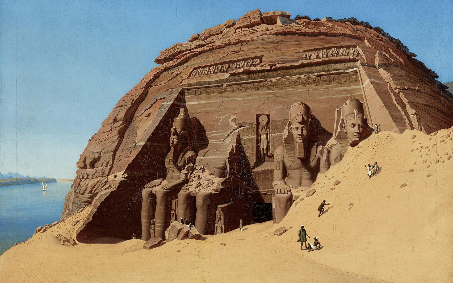 Religious Abu Simbel HD Wallpaper | Background Image