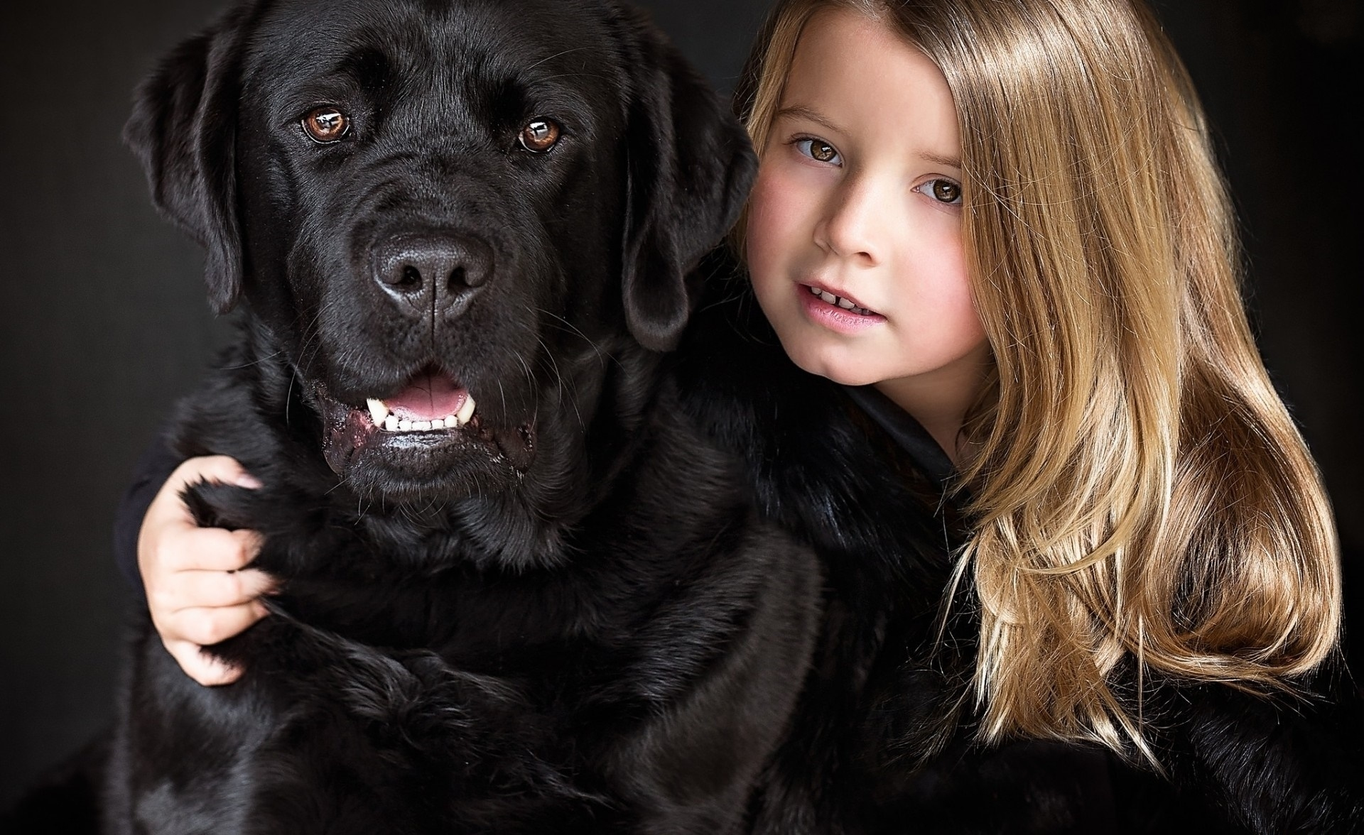 Little Girl and her Cane Corso by Jane Kelynack