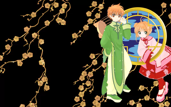 Syaoran Li Sakura Kinomoto Anime Cardcaptor Sakura HD Desktop Wallpaper | Background Image