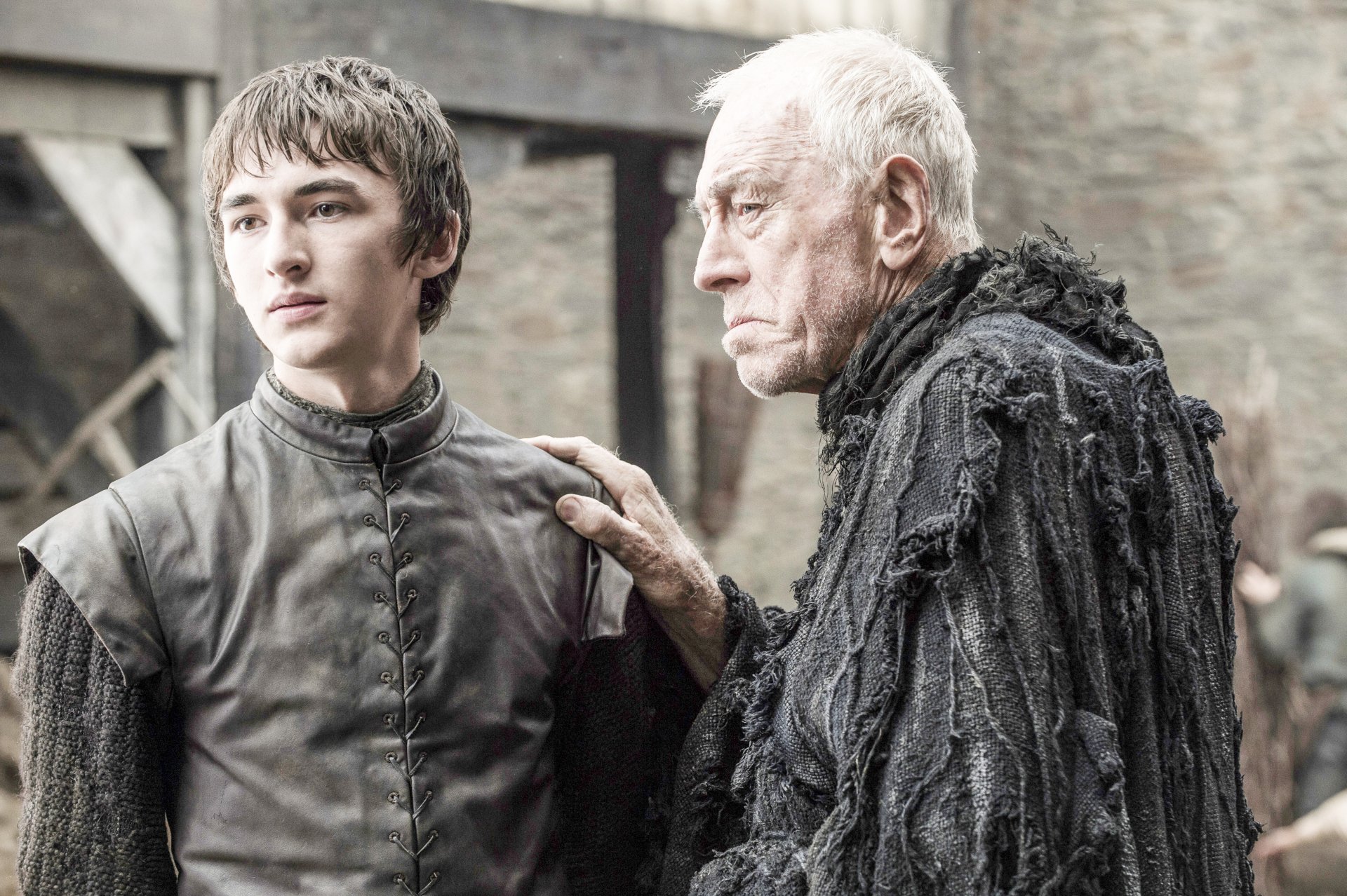 Download Three-Eyed Raven Max Von Sydow Isaac Hempstead-Wright Bran Stark TV Show Game Of Thrones 4k Ultra HD Wallpaper