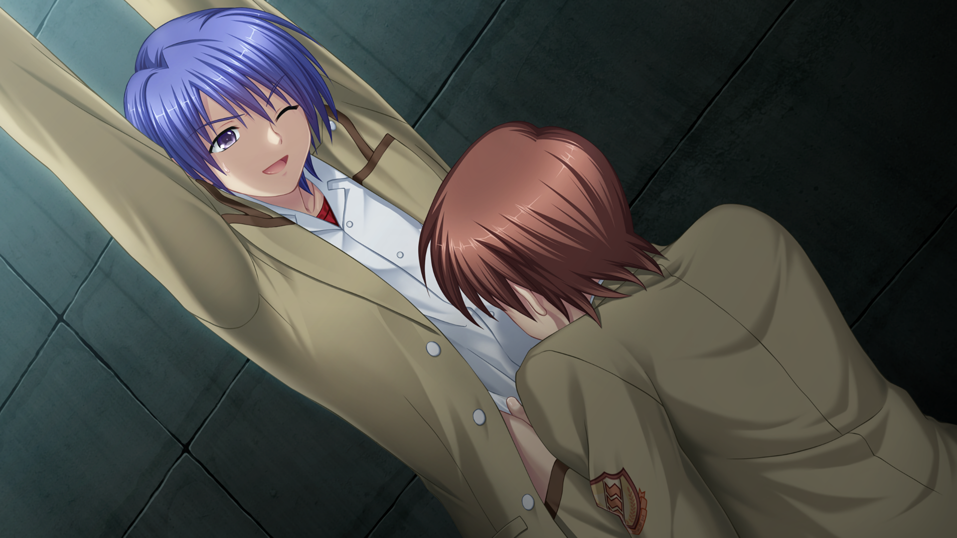 Download Hinata Hideki Yuzuru Otonashi Anime Angel Beats! HD Wallpaper by Na-Ga