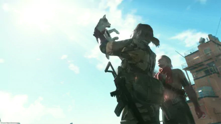 Solid Snake video game Metal Gear Solid V: The Phantom Pain HD Desktop Wallpaper | Background Image