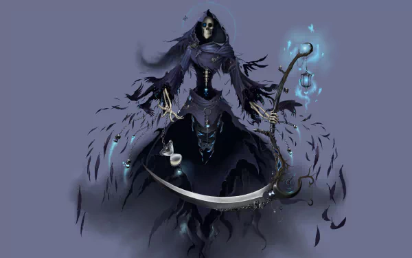 scythe dark grim reaper HD Desktop Wallpaper | Background Image