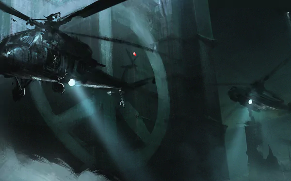 military helicopter HD Desktop Wallpaper | Background Image