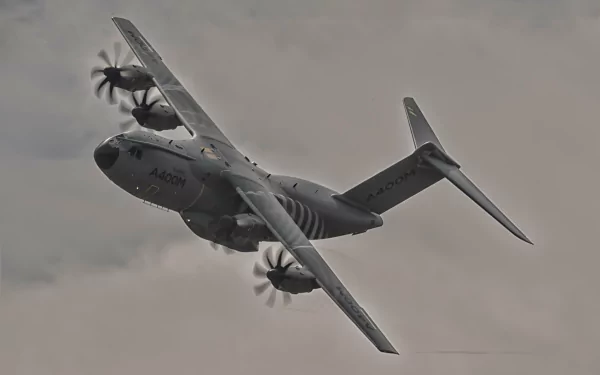 transport aircraft warplane military Airbus A400M HD Desktop Wallpaper | Background Image
