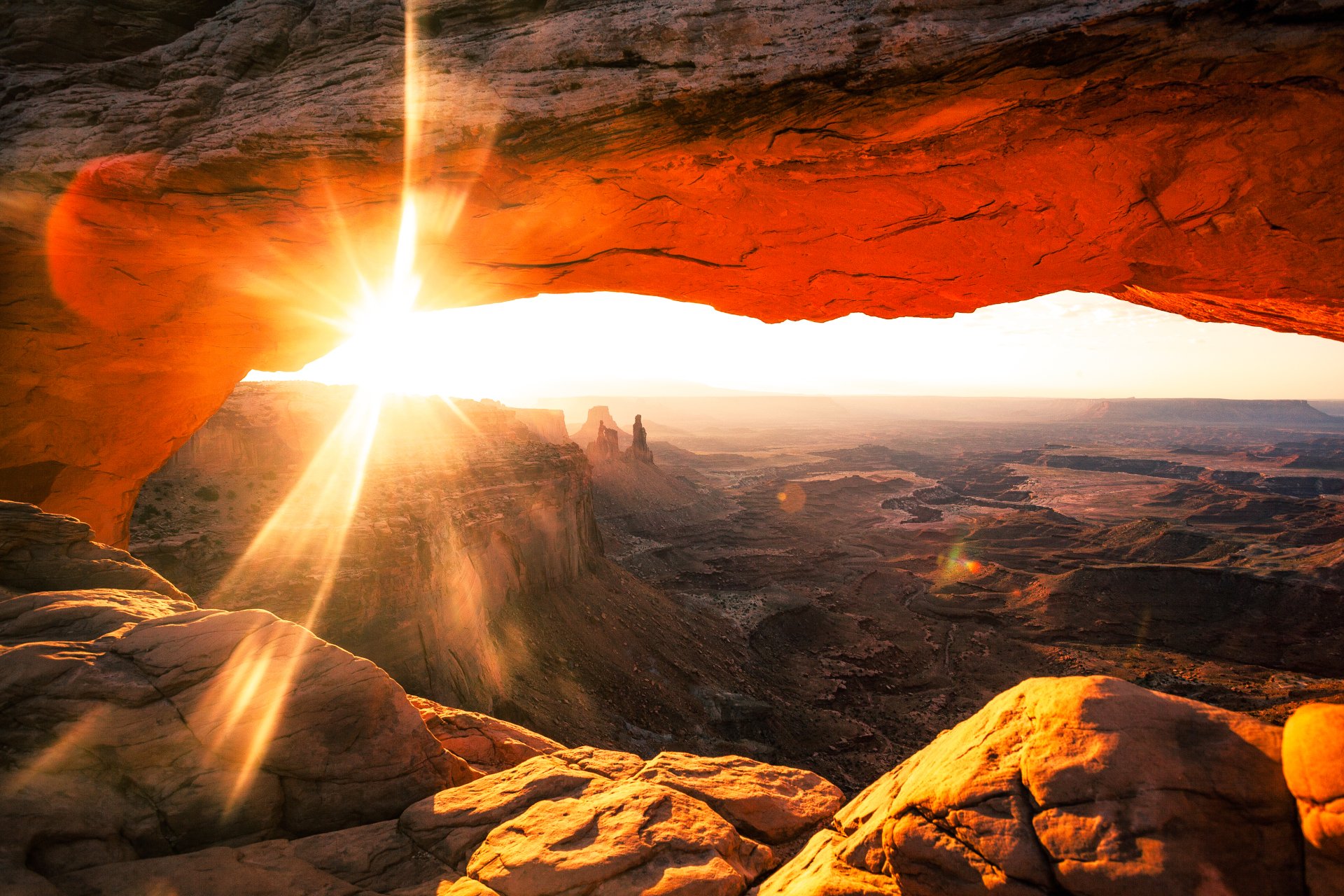 Download Utah Horizon Nature Landscape Arch Sunrise Mesa Arch 4k Ultra