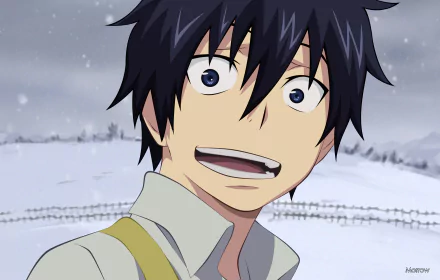 Rin Okumura Anime Blue Exorcist HD Desktop Wallpaper | Background Image