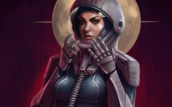 Sci Fi Astronaut Space Suit HD Wallpaper | Background Image