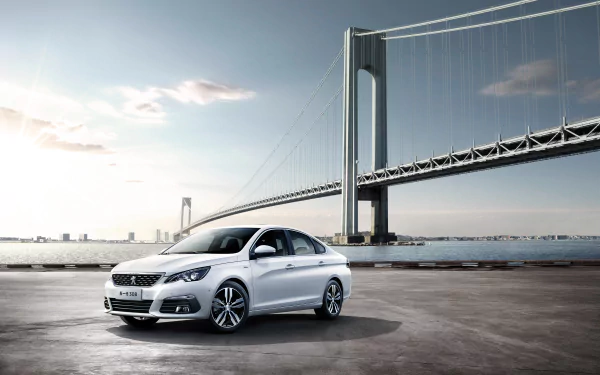 Peugeot car white car vehicle Peugeot 308 HD Desktop Wallpaper | Background Image