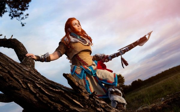 Women Cosplay Horizon Zero Dawn Aloy HD Wallpaper | Background Image
