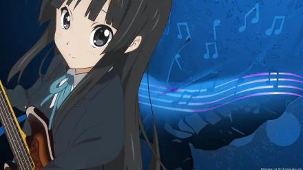 Mio Akiyama Anime K-ON! HD Desktop Wallpaper | Background Image