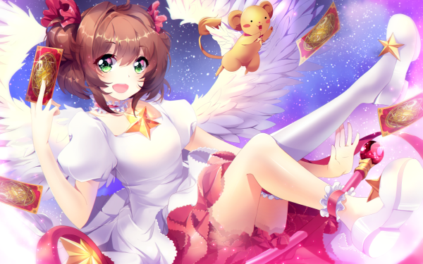 Anime Cardcaptor Sakura Sakura Kinomoto Cerberus HD Wallpaper | Background Image