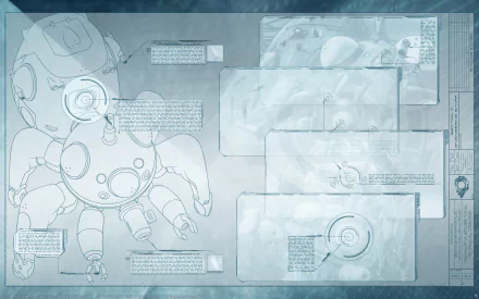 Anime Ghost in the Shell HD Desktop Wallpaper | Background Image