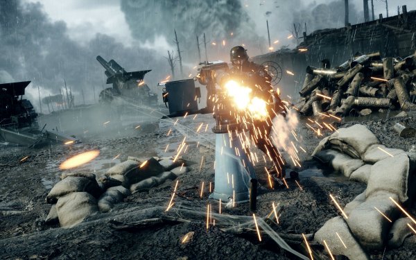 Video Game Battlefield 1 Battlefield Canon Soldier Machine Gun HD Wallpaper | Background Image