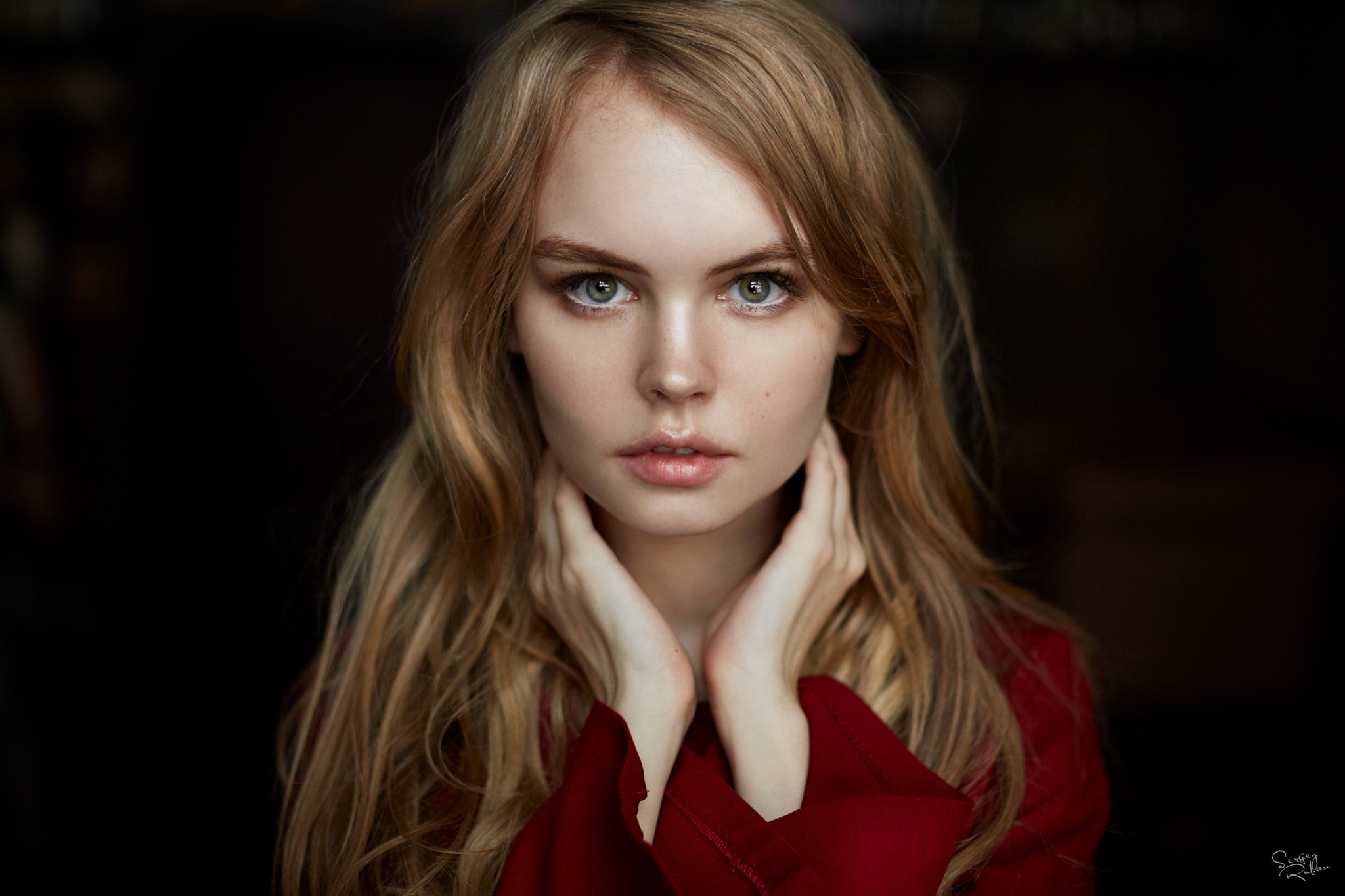 Download Green Eyes Blonde Russian Face Model Woman Anastasiya Scheglova Hd Wallpaper 