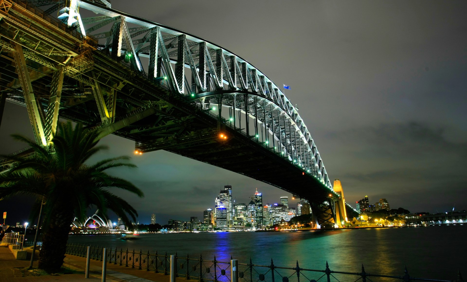 Download Light Night Sydney City Australia Bridge Man Made Sydney ...