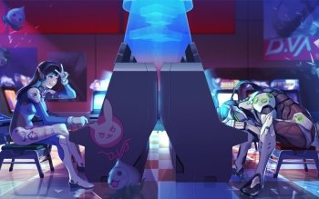 308 D Va Overwatch Hd Wallpapers Hintergrunde Wallpaper Abyss