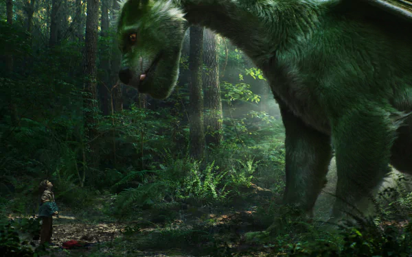 Elliot (Pete's Dragon) dragon Oakes Fegley Pete's Dragon movie Pete's Dragon (2016) HD Desktop Wallpaper | Background Image